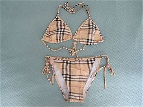 rainbow plaid burberry|Burberry plaid bikini.